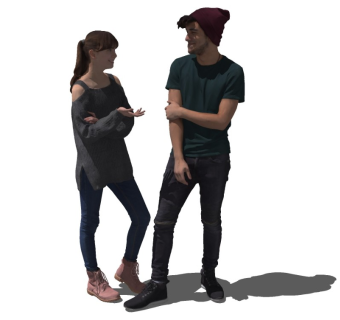 精细人物模型情侣 (2)